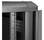 StarTech.com Armoire Rack Serveur 22U à 4 Montants, Armoire Verrouillable 19" pour Ordinateur/AV/Équipement IT, Rack Réseau pour Bureau/Domicile avec Roulettes et Rails de Montage Ajustables