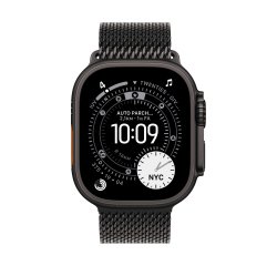 Apple MXKG3ZM/A accessoire intelligent à porter sur soi Bande Noir Titane