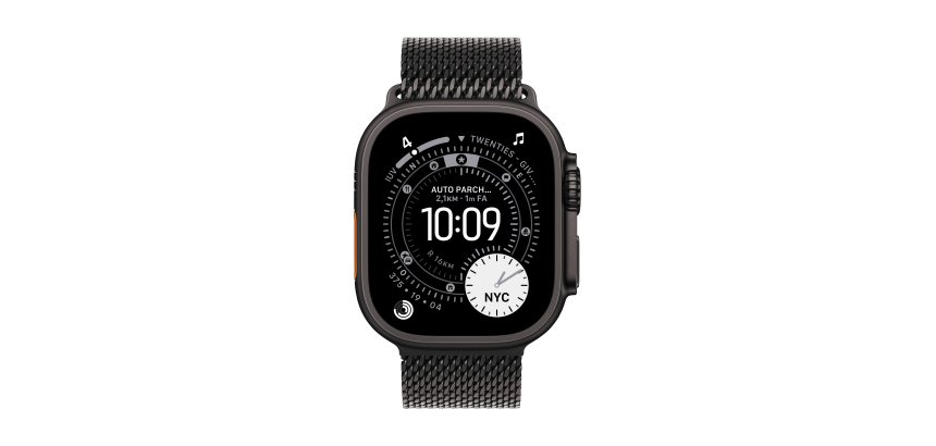 Apple MXKG3ZM/A accessoire intelligent à porter sur soi Bande Noir Titane