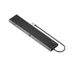 AISENS USB-C Dock 13 en 1, USB-C A 2xHDMI, 1xDisplayPort, 1xRJ45, 3xUSB-A, 2xUSB-C, 1xUSB-C PD, 1xSD, 1xMicro SD, 1xAudio, 1xRanura Kensington, 30cm