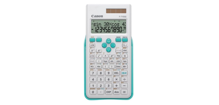 Canon F-715SG calcolatrice Desktop Calcolatrice scientifica Blu, Bianco