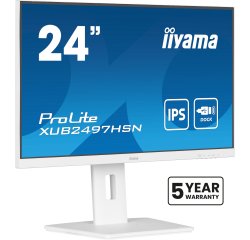 iiyama ProLite XUB2497HSN-W1 computer monitor 60,5 cm (23.8") 1920 x 1080 Pixels Full HD LED Wit
