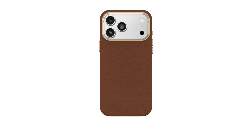 OtterBox Symmetry Cactus Leather Series for Apple iPhone 17 Pro Max, Desert Saddle