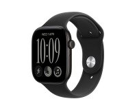 Apple Watch Series 12 OLED 46 mm Numérique 416 x 496 pixels Écran tactile Noir Wifi GPS (satellite)