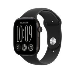 Apple Watch Series 12 OLED 46 mm Numérique 416 x 496 pixels Écran tactile Noir Wifi GPS (satellite)