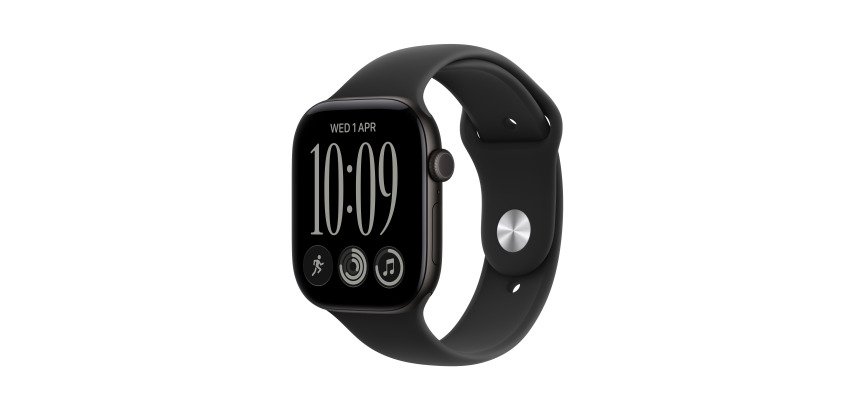 Apple Watch Series 12 OLED 46 mm Numérique 416 x 496 pixels Écran tactile Noir Wifi GPS (satellite)