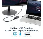 StarTech.com USB 3.0 naar 4K DisplayPort externe Multi-Monitor grafische videoadapter – DisplayLink gecertificeerd – Ultra HD 4K