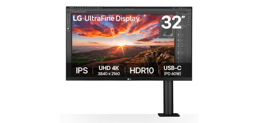 LG 32UN880K-B computer monitor 80 cm (31.5") 3840 x 2160 Pixels 4K Ultra HD LCD Zwart