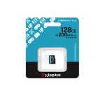 Kingston Technology 128 GB microSDXC Canvas Go Plus Gen4 200R A2 U3 Confezione singola senza ADP