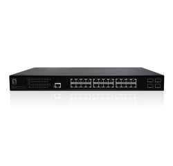 LevelOne GEP-2861 switch di rete Gestito L2 Gigabit Ethernet (10/100/1000) Supporto Power over Ethernet (PoE) 1U Nero