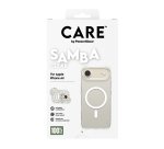 PanzerGlass CARE™ by ® Samba Case Transparent w. White MagSafe iPhone Air protective phone case Cover