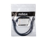 Nilox NXCRJ4501 cavo di rete Nero 1 m Cat6 U/UTP (UTP)