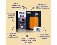 Epson Singlepack Black 405XXL DURABrite Ultra Ink
