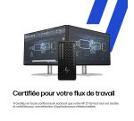 HP Z1 Tower G1i Intel Core Ultra 7 265 16 Go DDR5-SDRAM 512 Go SSD NVIDIA RTX A400 Windows 11 Pro Station de travail AI Workstation, AI PC Noir