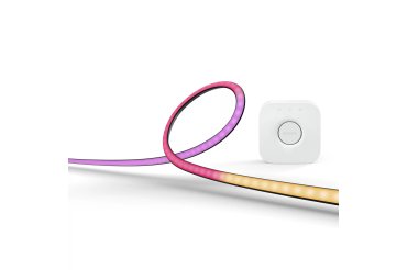 PHILIPS HUE Lumière connectée Philips Hue, Kit Lightstrip PC 24-27+Pont