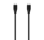 AISENS Cable USB 3.2 Gen2x2 20Gbps 8k@30Hz 5A 100W E-Marker, Tipo USB-C/M-USB-C/M, Negro, 1.0m