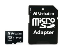 Verbatim Pro 64 Go MicroSDXC UHS Classe 10