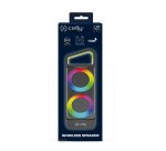 Celly GROOVERGBBK altavoz portátil o de fiesta Altavoz para fiestas Negro 10 W