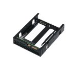 QNAP QDA-A2AR Boîtier de disques de stockage Boîtier disque dur/SSD Noir 2.5"