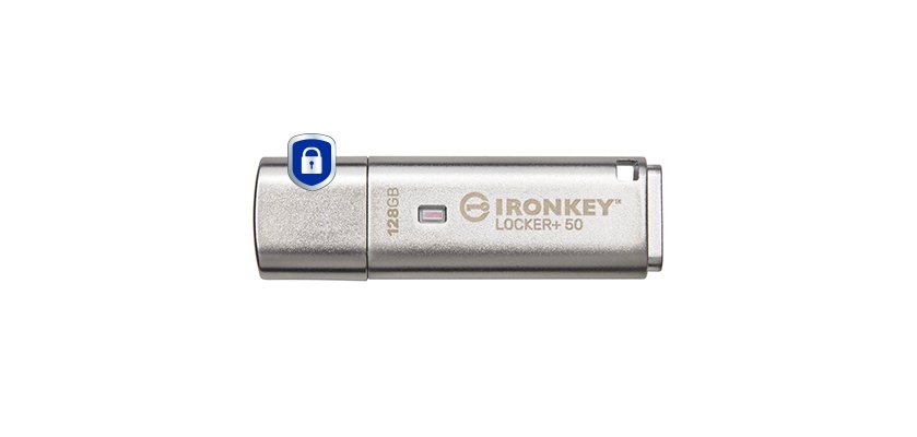 Kingston Technology IronKey 128GB IKLP50 AES USB, w/256bit Encryption