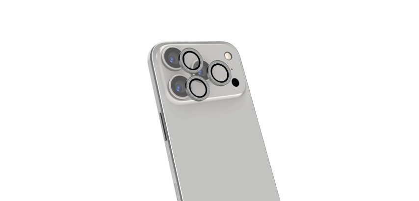 Celly COLGLICAM1151WH protezione per lo schermo e il retro dei telefoni cellulari Protezione per obiettivo della fotocamera Apple 3 pz