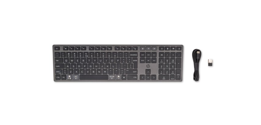 HP 720 Multi-Device Rechargeable Wireless Keyboard