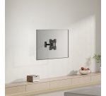 AISENS Soporte Eco Giratorio, Inclinable Para Monitor/TV 30kg (2 Pivotes) De 23"-43", Negro