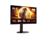 AOC G4 Q27G4SDR écran plat de PC 67,3 cm (26.5") 2560 x 1440 pixels Quad HD QD-OLED Noir, Rouge
