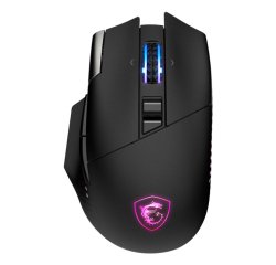 MSI S12-4301370-CLA mouse Gaming Right-hand RF Wireless + Bluetooth + USB Type-A Optical 26000 DPI