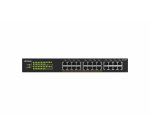 NETGEAR GS324P Non-géré Gigabit Ethernet (10/100/1000) Connexion Ethernet, supportant l'alimentation via ce port (PoE) 1U Noir