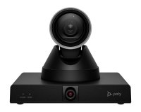 Poly Cámara inteligente Studio E60 4K con zoom óptico de 12 aumentos y MPTZ