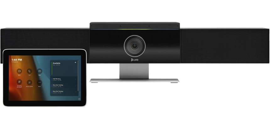 HP Poly Kit Poly Studio Medium Room pour Microsoft Teams : Barre de visioconférence Studio USB avec GC8 (ABB)