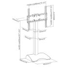 Equip Supporto da tavolo per TV 32“-65” motorizzato