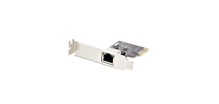 StarTech.com Carte Réseau PCIe Gigabit à 1 Port, Carte Réseau Profil Bas, Carte LAN PCI Express 10/100/1000Mbps, Realtek RTL8111H, Windows et Linux, Conforme TAA