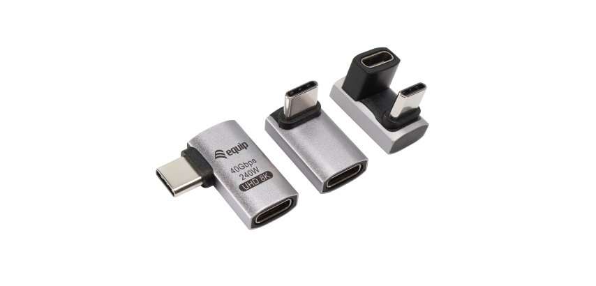 Equip Adattatore USB 4 C a C, 40Gbps, PD 240W, confezione da 3 pezzi