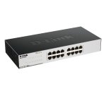 D-Link GO-SW-16G Non-géré L2 Gigabit Ethernet (10/100/1000) 1U Noir