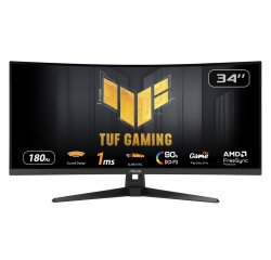 ASUS TUF Gaming VG34VQ3B pantalla para PC 86,4 cm (34") 3440 x 1440 Pixeles UltraWide Quad HD LED Negro