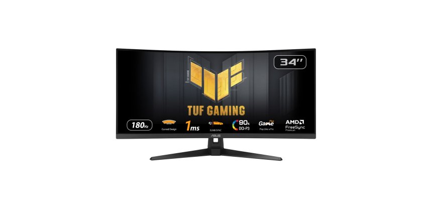 ASUS TUF Gaming VG34VQ3B pantalla para PC 86,4 cm (34") 3440 x 1440 Pixeles UltraWide Quad HD LED Negro