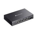 TP-Link Omada SG2210XMP-M2 switch Gestionado L2/L2+ 2.5G Ethernet (100/1000/2500) Energía sobre Ethernet (PoE) Montaje en pared/escritorio Negro