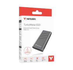 Verbatim TurboMetal SSD USB4 1TB 1 To USB Type-C USB4 Gen 2x2 Argent