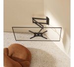 AISENS Soporte Eco Giratorio, Inclinable y Nivelable para Monitor/TV 35kg de 23"-65", Negro