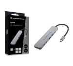 Conceptronic DONN33G replicatore di porte e docking station per laptop Cablato USB 3.2 Gen 1 (3.1 Gen 1) Type-C Argento