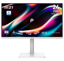 MSI PRO MAX 241PHW E14 Monitor PC 60,5 cm (23.8") 1920 x 1080 Pixel Full HD LCD Bianco
