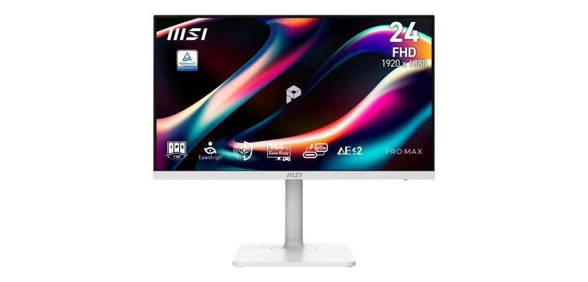 MSI PRO MAX 241PHW E14 computer monitor 60.5 cm (23.8") 1920 x 1080 pixels Full HD LCD White