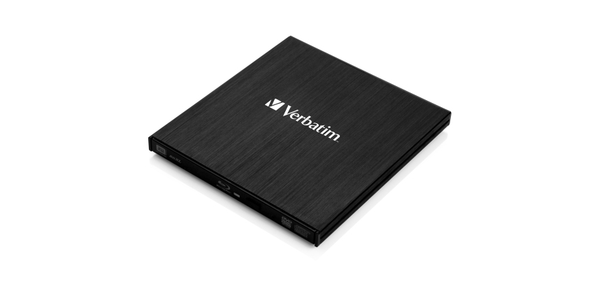 Verbatim External Slimline optical disc drive Blu-Ray RW Black