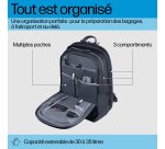 HP Sac à dos pour ordinateur portable Travel Plus 30L 17 pouces