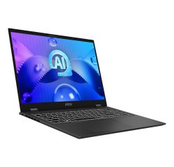 MSI Prestige 16 AI Evo B1MG-234FRNN Copilot+ PC Intel Core Ultra 7 165H Ordinateur portable 40,6 cm (16") Full HD+ 16 Go LPDDR5-SDRAM 512 Go SSD Wi-Fi 7 (802.11be) Windows 11 Pro Gris AZERTY Français