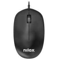 nilox mousb1012 ratan oficina usb tipo a aptico 1200 dpi