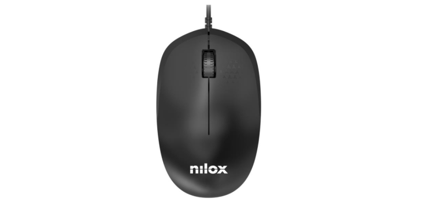 Nilox MOUSB1012 ratón Oficina USB tipo A Óptico 1200 DPI