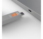 Lindy 40428 bloqueador de puerto Llave de bloqueador de puerto USB Tipo C Gris, Naranja 4 pieza(s)